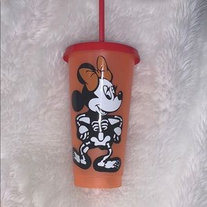 Minnie Mouse skeleton tumbler
